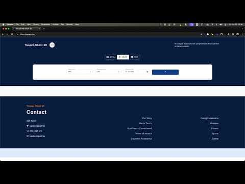 Overview of Booking Site